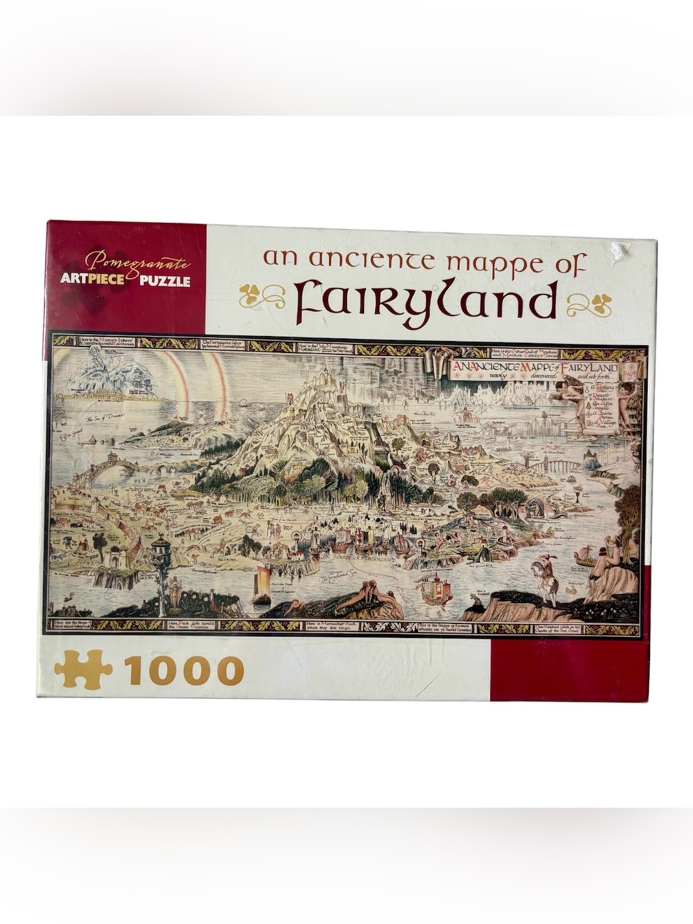 Pomegranate Puzzle An Ancient Mappe of Fairyland
New Sealed 1000 Piece